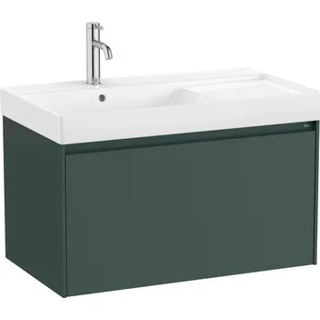 Koupelnový nábytek Koupelnová skříňka s umyvadlem Roca ONA 80x50,5x46 cm zelená mat ONA801ZZML