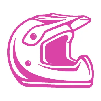 Samolepící dekorace SAMOLEPKA Motorkářská helma 002 pravá (16 - růžová) NA AUTO, NÁLEPKA, FÓLIE, POLEP, TUNING, VLASTNÍ TEXT, TISK, AUTOSAMOLEPKY.cz, POLEPY, OBRÁZEK, LOGO, SAMOLEPKY