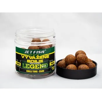 Boilies Jetfish Jet Fish Vyvážené Boilie Legend Range - Chilli Tuna/Chilli - 24 mm/250ml