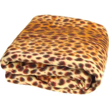 deka Deka 150x200 Leopard bledá (Lehká přikrývka měkká na dotek)