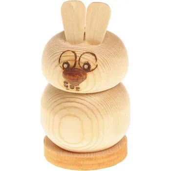 Kořenka Solnička Zajíček (Dřevěná pepřenka nebo solnička do kuchyně)