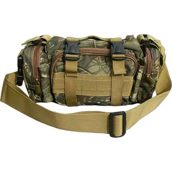 Taška maskáčová malá polní LOSHAN oak green (maskáčová ledvinka Realtree dubový les)