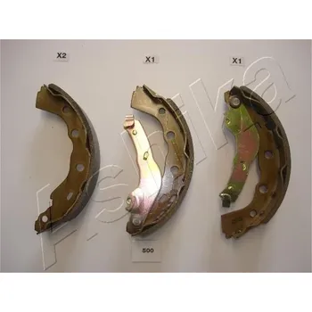 Brzdový systém Sada brzdových čelistí ASHIKA 55-05-500