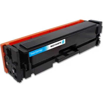 Alternativa HP 207X W2211X Cyan - kompatibilní modrý toner 2 450 stra. Bez čipu