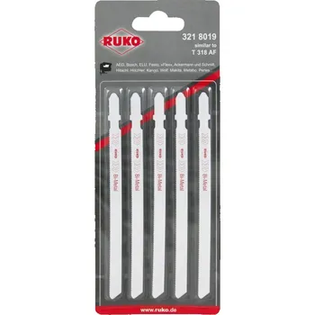 Pilový plátek Plátek do přímočaré pily délka 108mm /21 zubů 5ks