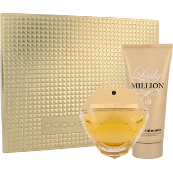 Parfém Paco Rabanne Paco Rabanne Lady Million, parfumovaná voda 80 ml + telové mlieko 100 ml