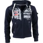 GEOGRAPHICAL NORWAY mikina pánská FOHNSON MEN 100 nadměrná velikost tmavě modrá XXL