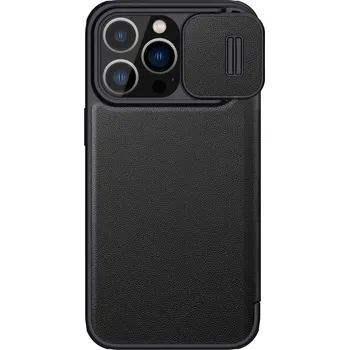 Pouzdro na mobilní telefon Nillkin Qin Book PRO Cloth Pouzdro pro Apple iPhone 14 Pro Max Classic Black