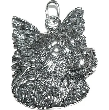 Přívěsek Stříbrný přívěsek pes čivava - DN5 (Stříbrný přívěsek čivava)