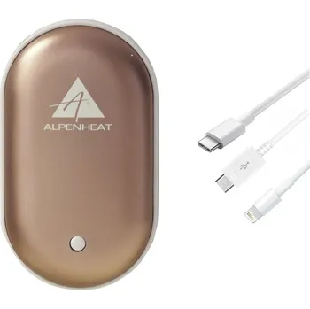 Powerbanka Power Bank a ohřívač rukou v jednom Alpenheat BP13 - růžová