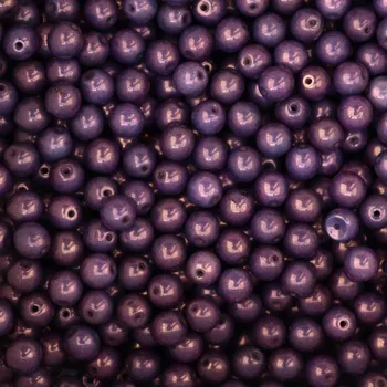 Dětské navlékací korálky Pro Háčkování Korálek skleněný perleťový 6 mm 15726