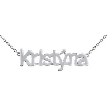 Řetízek Stříbrný řetízek se jménem Kristýna JJJ2244N-Kristyna