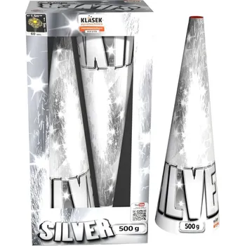 Zábavní pyrotechnika Vulkán Silver Star 500g, 2 ks