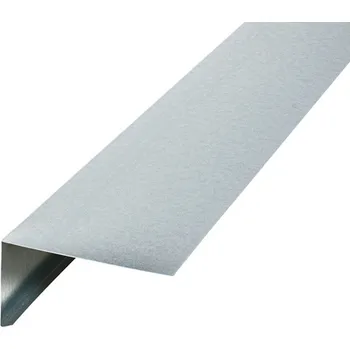 Bravo Plech úhlový s vodní drážkou pozink 1m