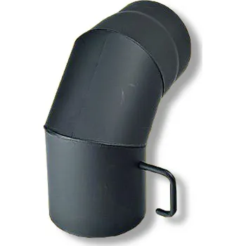Kouřovod Koleno 90° s klapkou (160 mm)