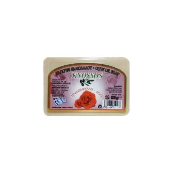 Mýdlo KNOSSOS Řecké olivové mýdlo RŮŽE