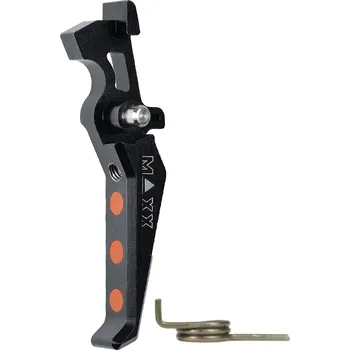 MAXX Hliníková CNC ADVANCED spoušť pro M4/M16 - TYPE E, černá