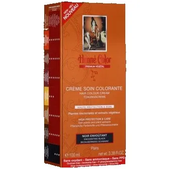 Barva na vlasy PREMIUM VÉGÉTAL Tónovací přeliv ČERNÝ (Henne color PREMIUM VÉGÉTAL)