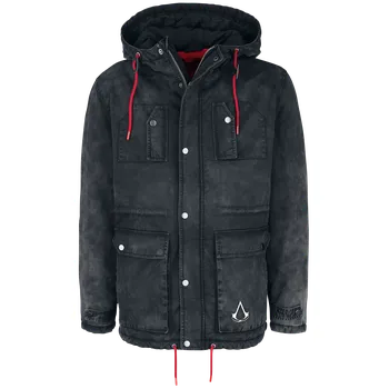 Pánská parka Parka bunda z Assassin's Creed - Assassin - Muži - černá