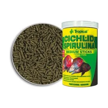 Krmivo pro rybičky Tropical Cichlid Spirulina Medium Sticks 10l
