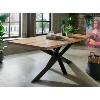 Jídelní stůl SEATTLE Jídelní stůl 200x100 Mikado, nohy, divoký dub, hnědý