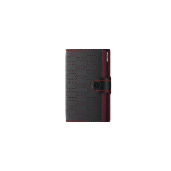 Peněženka Kožená peněženka SECRID Miniwallet Fuel Black Red černá s červenými detaily