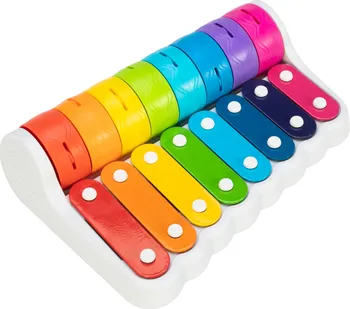 Hudební nástroj pro děti Fat Brain Toys Xylofon Rock'n Roller