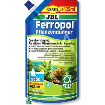 Akvarijní chemie JBL Ferropol náhradní balení 625 ml