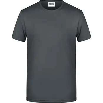 Pánské tričko James&Nicholson JN8008 Pánské triko 8008 Graphite (Solid) XXL