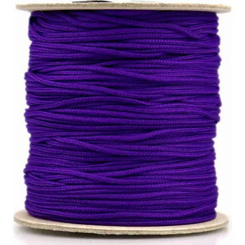 Dětské navlékací korálky Pro Háčkování Bižuterní šňůra 1,5 mm tmavě fialová 5 m