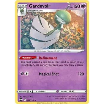 Karetní hra Gardevoir 069/195 - Silver Tempest Typ karty: Non-Holo
