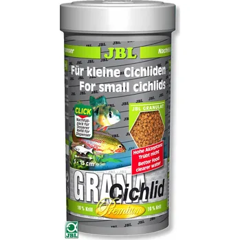 Krmivo pro rybičky JBL Prémiové granulované hlavní krmivo GranaCichlid, 250ml Refill