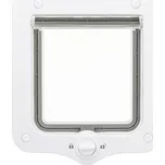 Trixie Průchozí dvířka pro kočku, 2-cestná, 20x22cm, bílá