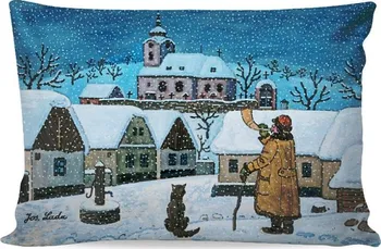 Povlak na dekorativní polštářek Matějovský Josef Lada povlak na polštářek 33 x 50 cm