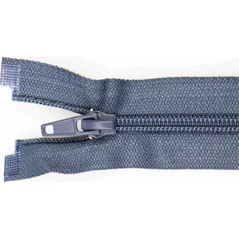 Zip Pro Háčkování Spirálový zip dělitelný 60 cm antracitový