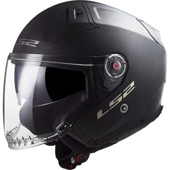 Helma na motorku LS2 OF603 INFINITY II SOLID MATT BLACK-06