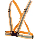 CANIS CROSS / Reflexní elastický kříž - oranžová Univerzální