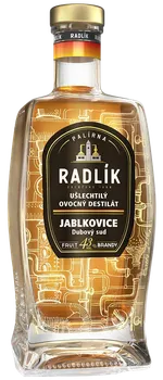 Pálenka Palírna Radlík Jablkovice z dubového sudu 43 % 0,5 l