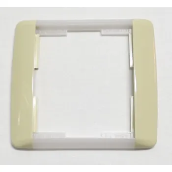 plastový rámeček ABB Element slonová kost/ledová šedá
