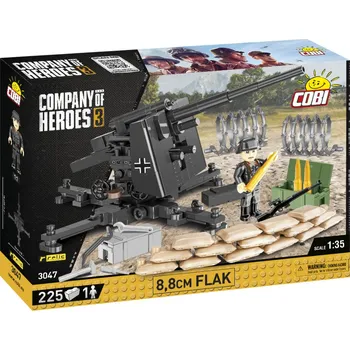 Stavebnice COBI Recenze COBI Company of Heroes 3 3047 Německé protiletadlové dělo Flak