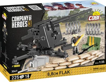 Stavebnice COBI COBI Company of Heroes 3 3047 Německé protiletadlové dělo Flak
