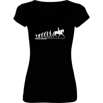 Dámské tričko Tričko s potiskem Evoluce - drezura II dámské