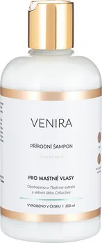 Šampon VENIRA Přírodní šampon pro mastné vlasy kokos 300 ml