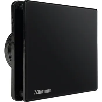 Domácí ventilátor Domovní ventilátor REY BM 100 HT Harmann černý mat