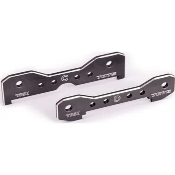 RC vybavení 1:8 Traxxas Sledge 4WD TQi: Spojka ramen zadní hliníková šedě eloxovaná