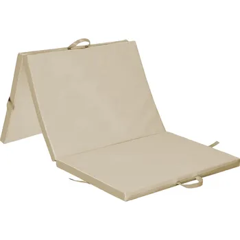 Masážní stůl Skládací matrace HABYS® třídílná béžová (#33) - Vinyl Flex, Rozměry: 195x85x5cm od 195*85*5 cm | od 5,45 kg | 6 barev