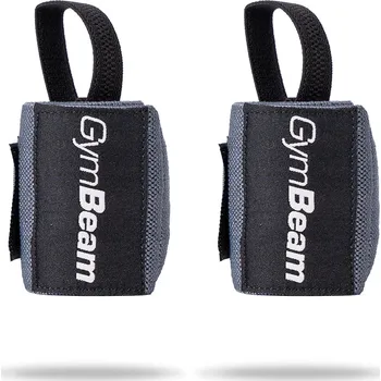 GymBeam Bandáže na zápěstí FIRM dark grey šedá