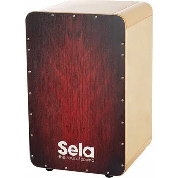 Bicí nástroj Sela SE 042 CaSela Red Dragon Dřevěný cajon