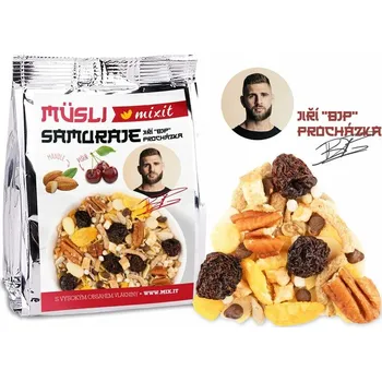 Mixit Proteinové müsli samuraje Jirky Procházky do kapsy