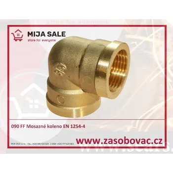 Fitinka 090 FF - 3/8" Koleno tvarovka ( fitinka ) MOSAZ